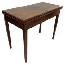 George III mahogany tea table