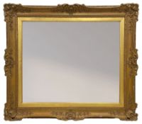19th century giltwood and gesso framed wall mirror