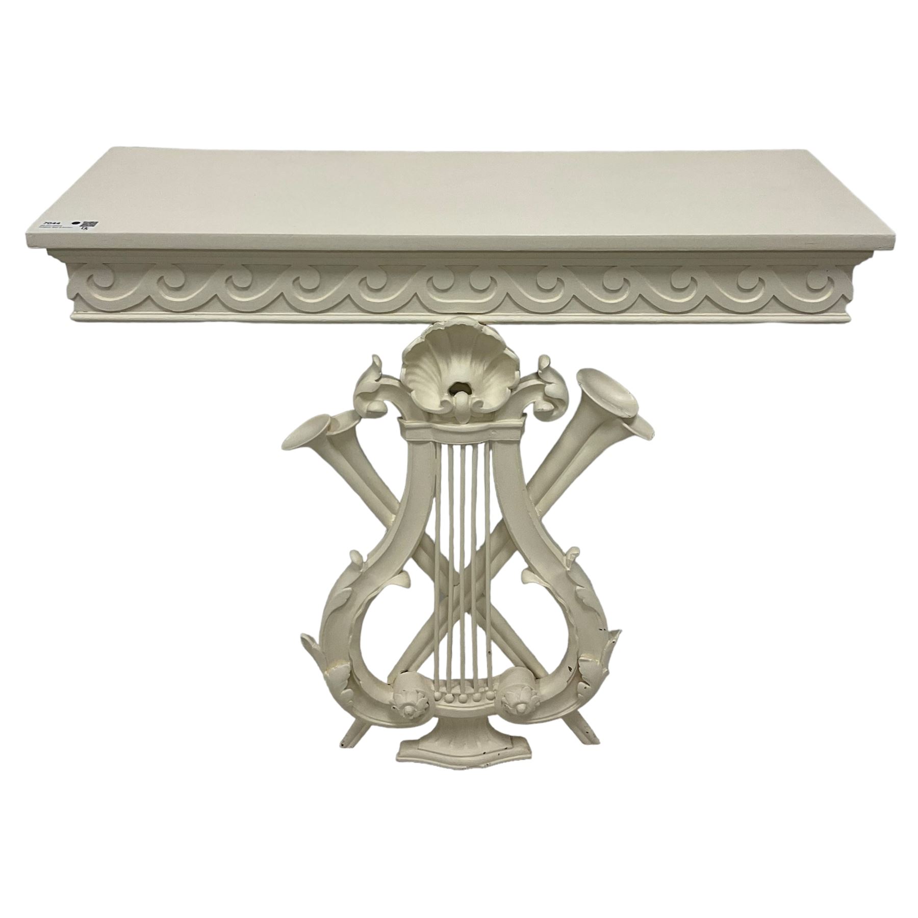 White painted console table - Image 2 of 5