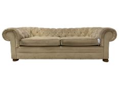 Large two-seat Chesterfield sofa