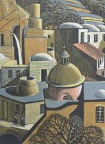 Frederick George Austin (British 1902-1990): Rooftops in a Continental Town