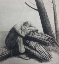 Frederick George Austin (British 1902-1990): ‘A Woodman Resting’