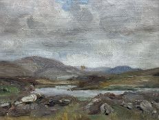 English Impressionist School (Early 20th century): Moorland Landscape