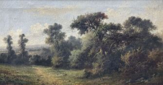 John Henry Boel (British fl.1884-1922): Rural Landscape