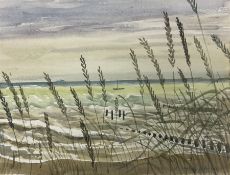 Frederick George Austin (British 1902-1990): Sea Landscape through the Reeds