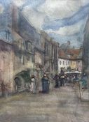 Henry Boddington (British 1849-1945): Street in Northern France