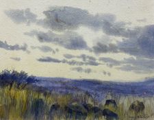 Harry Wanless (British c1872-1934): View over the Yorkshire Moors