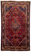 Persian Joshagan crimson round rug