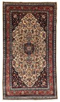 Persian Mahallat crimson ground rug