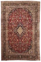 Persian Kashan red ground carpet
