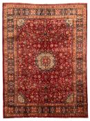 Persian crimson ground carpet