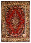 Persian crimson ground rug