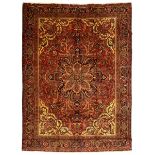 Persian Meshed crimson ground carpet