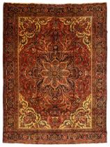 Persian Meshed crimson ground carpet
