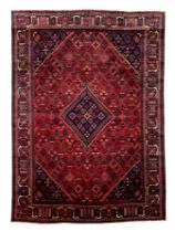 Iranian Joshagan crimson ground carpet