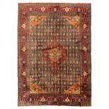 Persian Herati blue and red ground rug