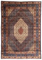 Persian Mood indigo ground rug