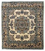 Persian Ardakan ivory ground rug