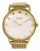 Buren Intra-Matic gentleman's gold-plated automatic wristwatch