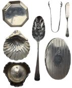 Gorge III silver 'berry' spoon with later embossed bowl