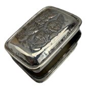 Edwardian small silver box