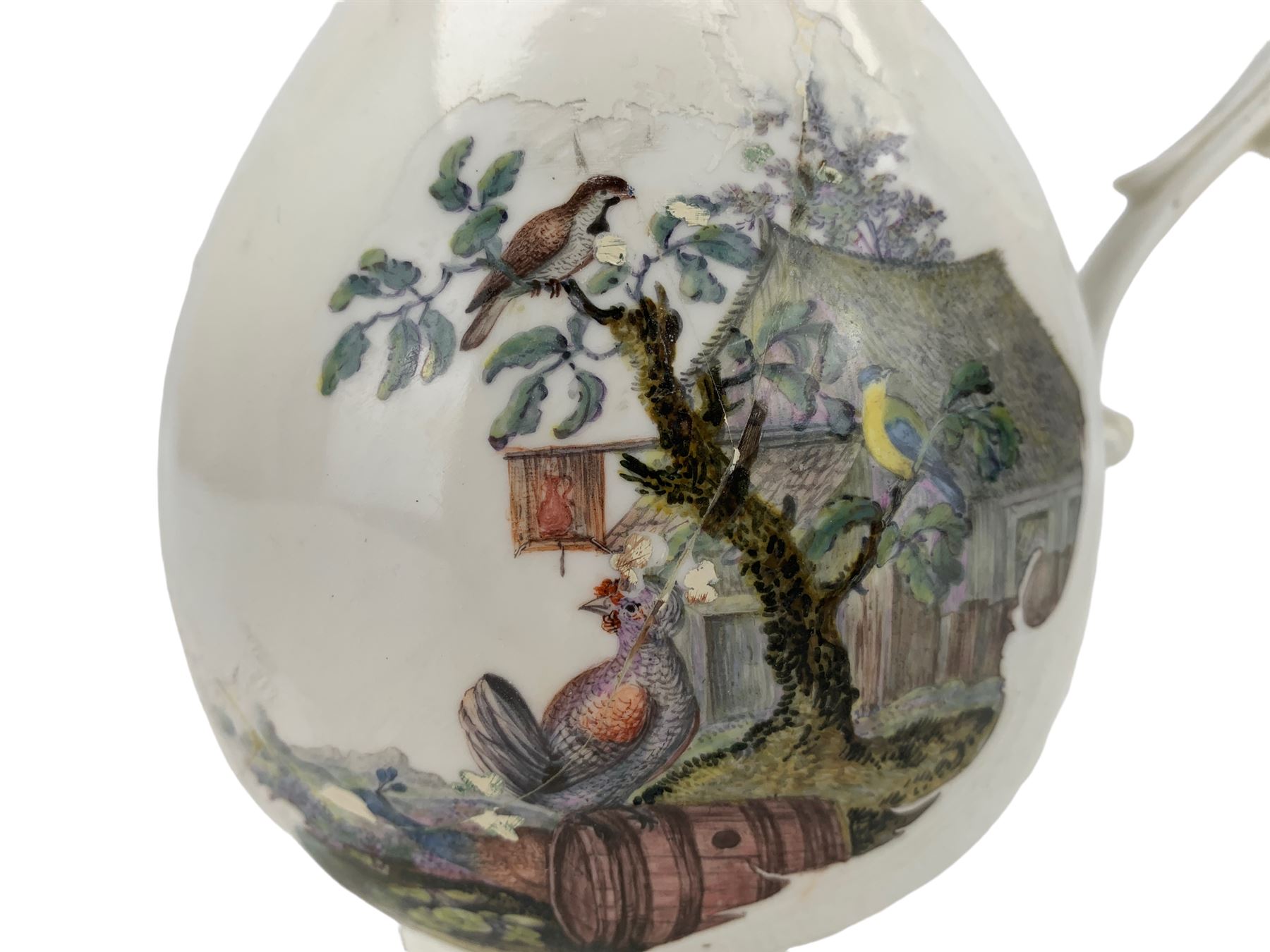 18th century Meissen coffee pot - Image 3 of 7