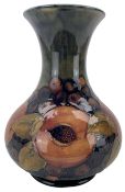 Moorcroft pomegranate pattern vase