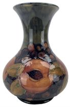 Moorcroft pomegranate pattern vase