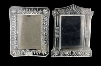 Waterford crystal Lismore pattern photograph frame