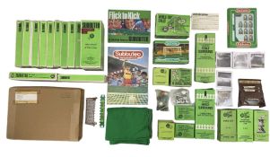 Collection of vintage Subbuteo table soccer including fifteen teams