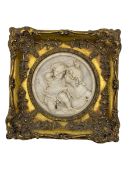 Edward William Wyon (English 1811-1855): Reconstituted relief plaque depicting 'The Calmady Children