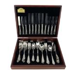 George Butler canteen of silver-plated cutlery for six covers