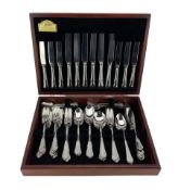 George Butler canteen of silver-plated cutlery for six covers