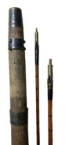 Hardy three-piece split cane fly rod