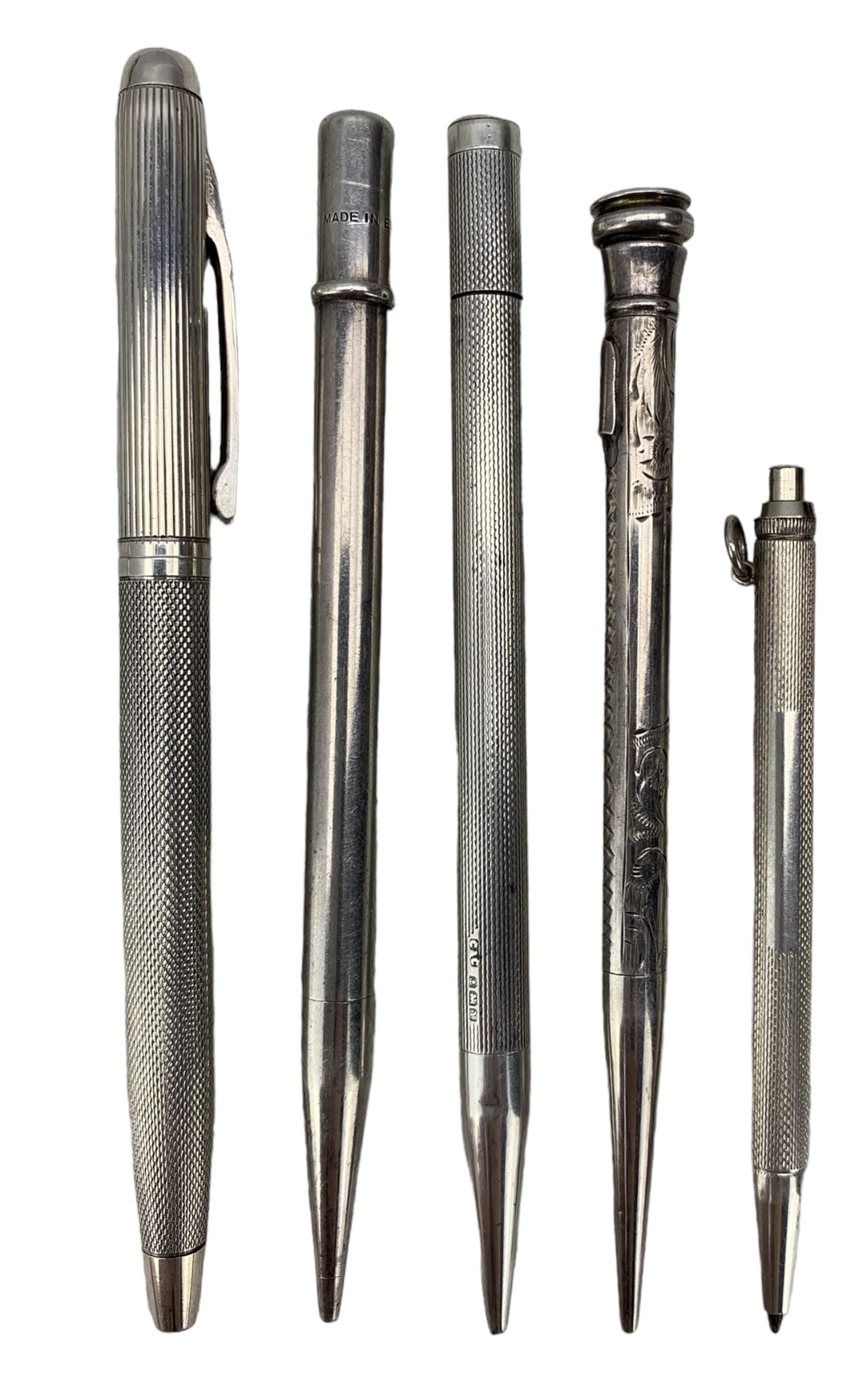 Silver propelling pencil Birmingham 1948