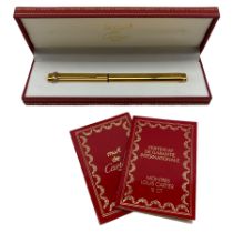 Must de Cartier Vendome Trinity ball point pen