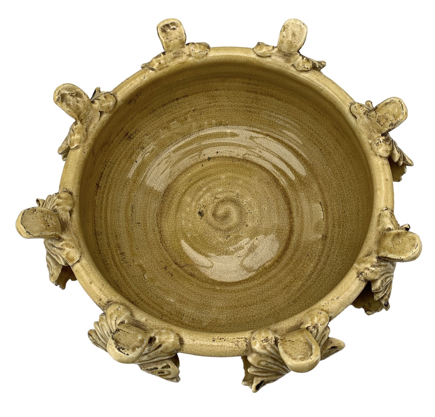 Large glazed earthenware urn - Image 2 of 2