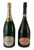 Two magnum bottles of champagne comprising Perrier-Jouet Grand Brut
