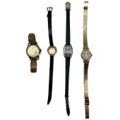 Lady's 9ct gold Accurist 21 jewel wrist watch