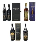 Two bottles of Blandy's 15 year old Madeira
