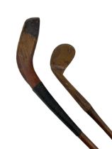 19th/ early 20th century hickory shaft golf golf club