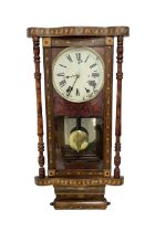 American - late 19th century New Haven 8-day wall clock
