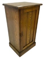 Edwardian oak bedside cabinet