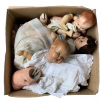 Quantity of vintage dolls