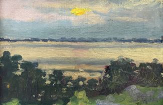 Darrell Morrisey (Canadian 1897-1930): Sunset Landscape