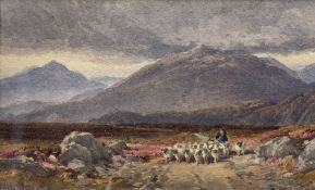 William Leighton Leitch (British 1804-1883): Shepherd and Flock