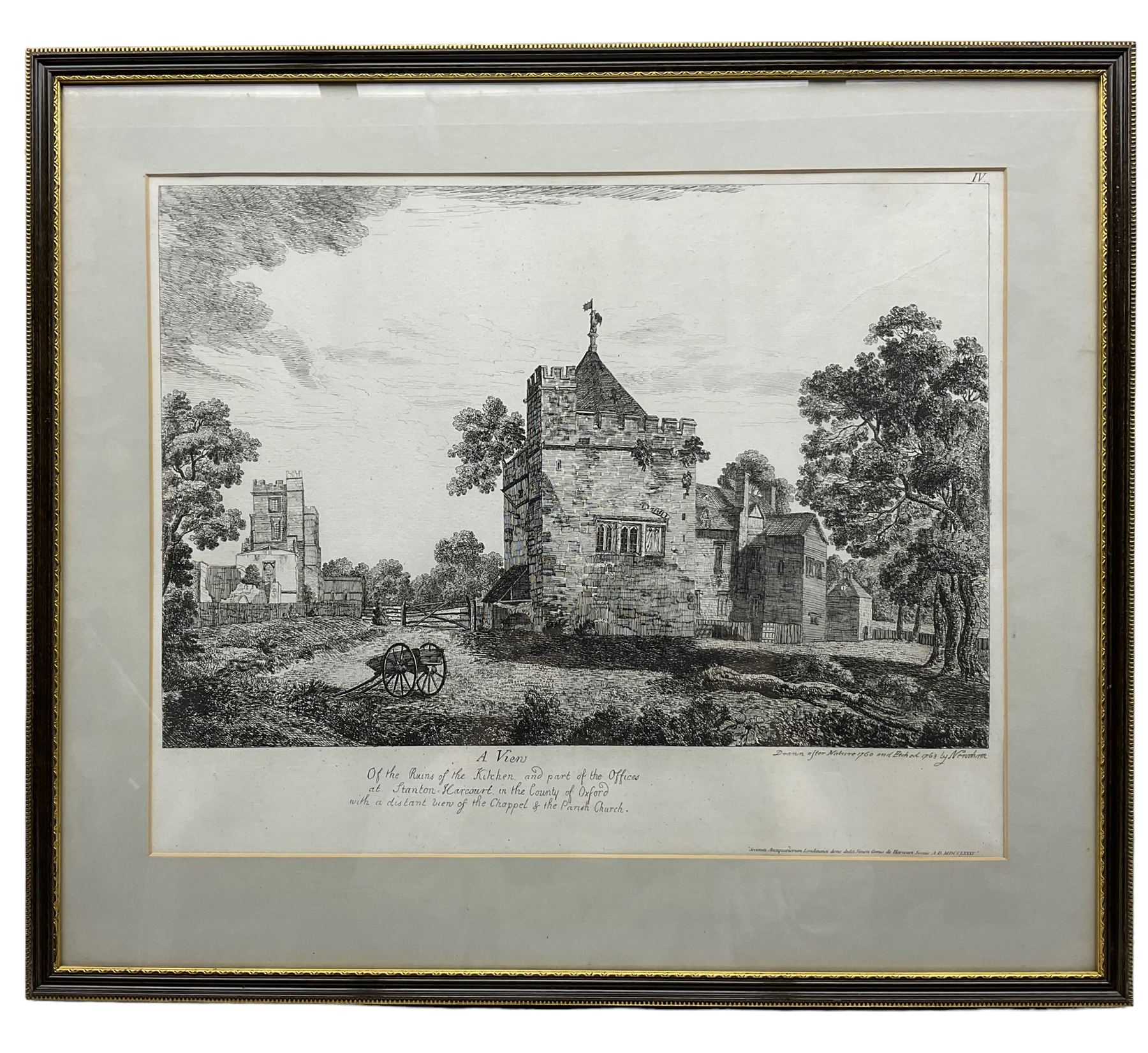 Viscount Nuneham (George Simon Harcourt 2nd Earl Harcourt) (British 1736-1809): Views of the Ruins o - Image 5 of 5