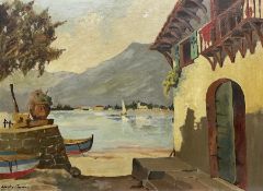 After Cecil Rochfort D'Oyly-John (British 1906-1993): Italian Lake in Summer