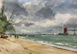 Douglas E* T* (Continental 20th Century): View across the Beach
