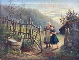 Edith Hume (British 1843-1906): 'The Little Milkmaids'